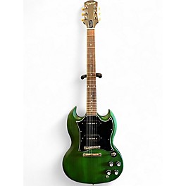 Used Epiphone SG Classic P90s Worn Inverness Green Solid Body Electric Guitar