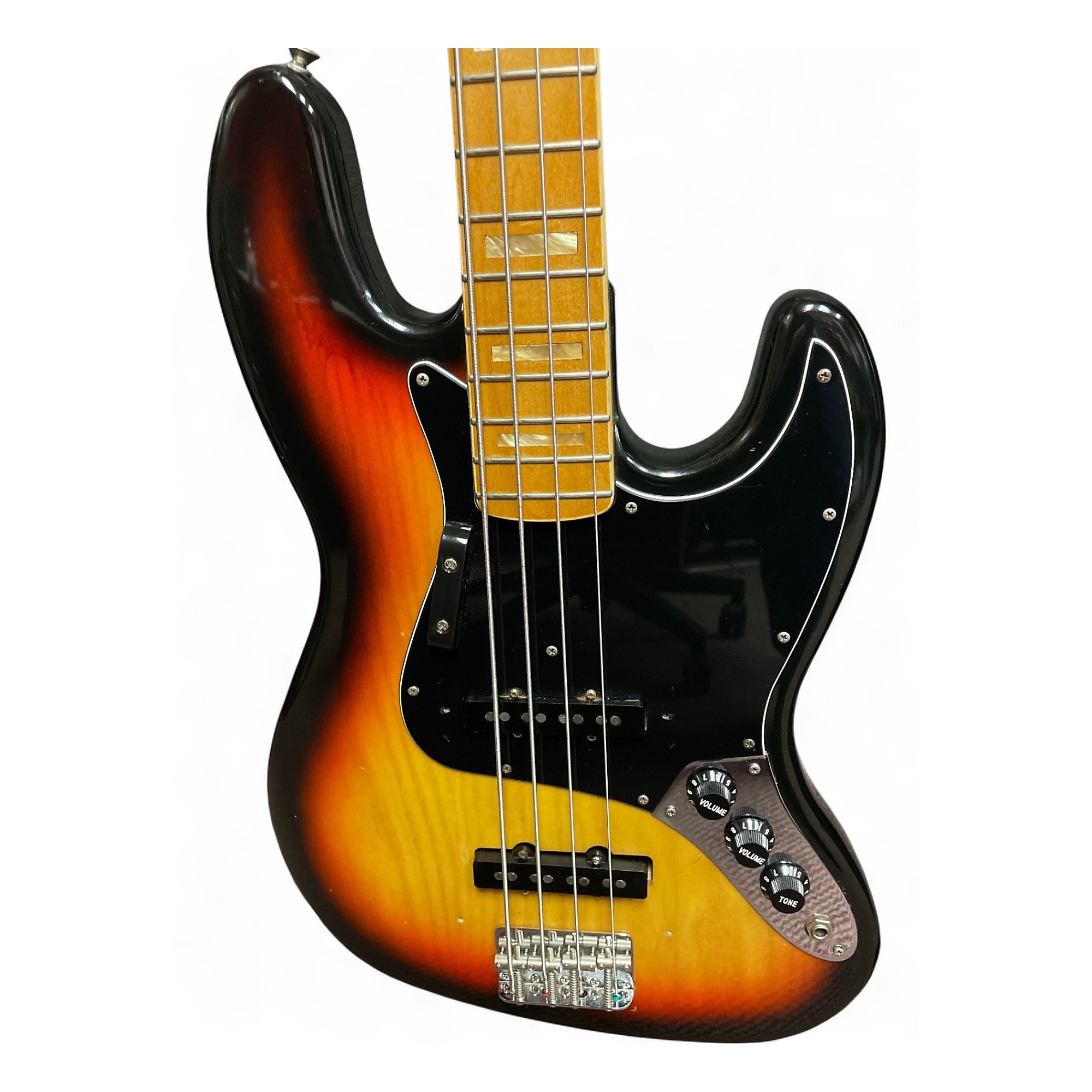 Vintage 1979 Fender 1978 JAZZ BASS 3 Tone Sunburst Electric Bass