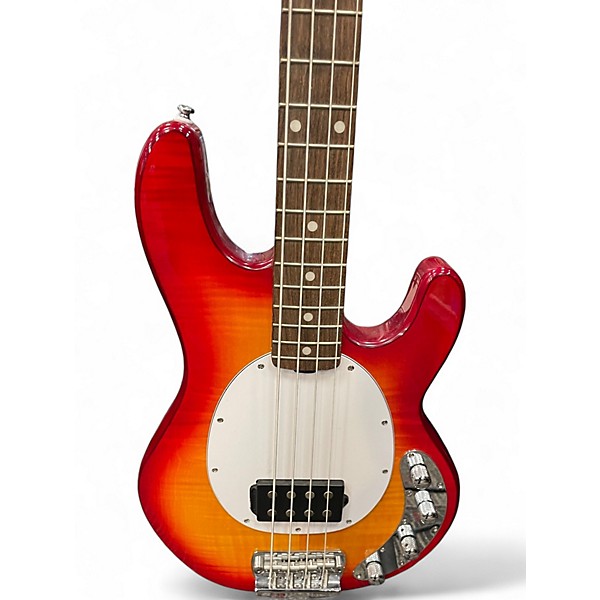 Used Sterling by Music Man STINGRAY4 CHERRY BURST Electric Bass Guitar