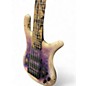 Used Spector NS-5XL Purple to White Reverse Burst Electric Bass Guitar