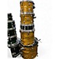 Used Pearl 5 Piece Vision gold oyster Drum Kit thumbnail