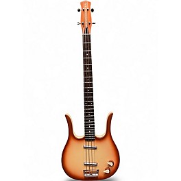 Used Danelectro Dead-On 58 Longhorn Copper Burst Electric Bass Guitar