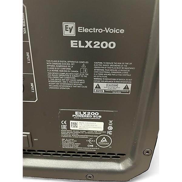 Used Electro-Voice ELX20018SP Powered Subwoofer