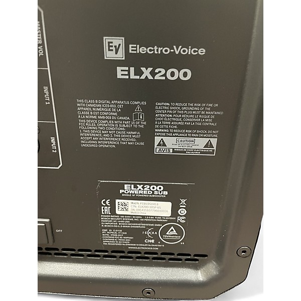 Used Electro-Voice ELX20018SP Powered Subwoofer