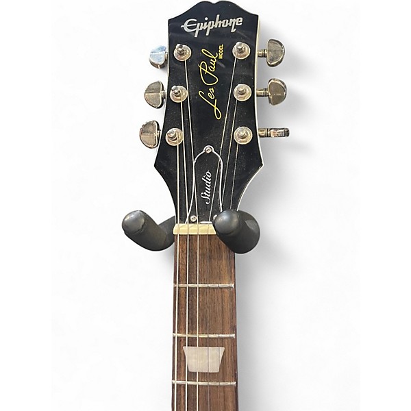 Used Epiphone Les Paul Studio White Solid Body Electric Guitar