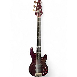 Used G&L M2500 RUBY RED METALLIC Electric Bass Guitar