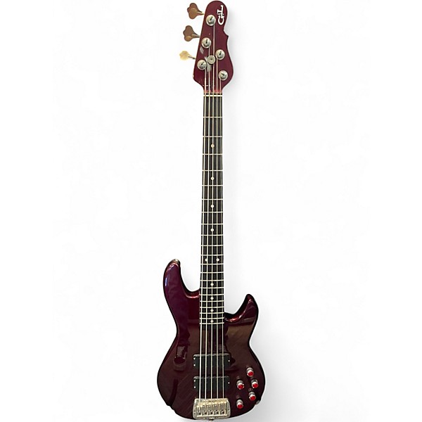 Used G&L M2500 RUBY RED METALLIC Electric Bass Guitar