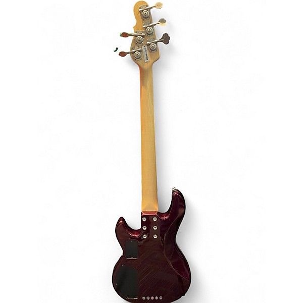 Used G&L M2500 RUBY RED METALLIC Electric Bass Guitar
