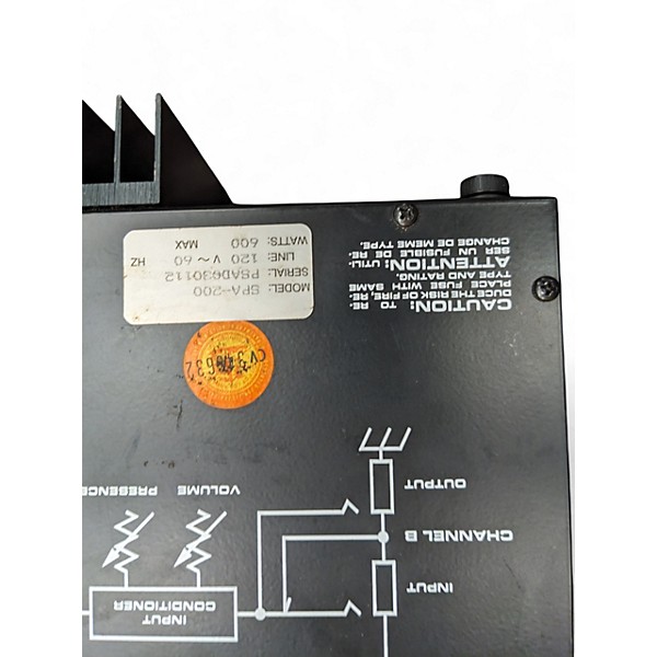 Used Crate SPA-200 Power Amp
