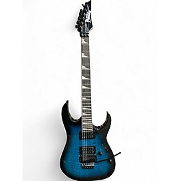 Used Ibanez Gio Ax Trans Blue Solid Body Electric Guitar