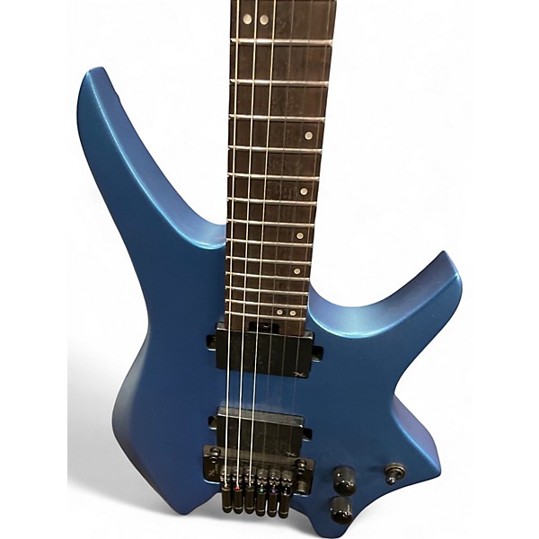 Used Hils NEXT HN5 Blue Solid Body Electric Guitar