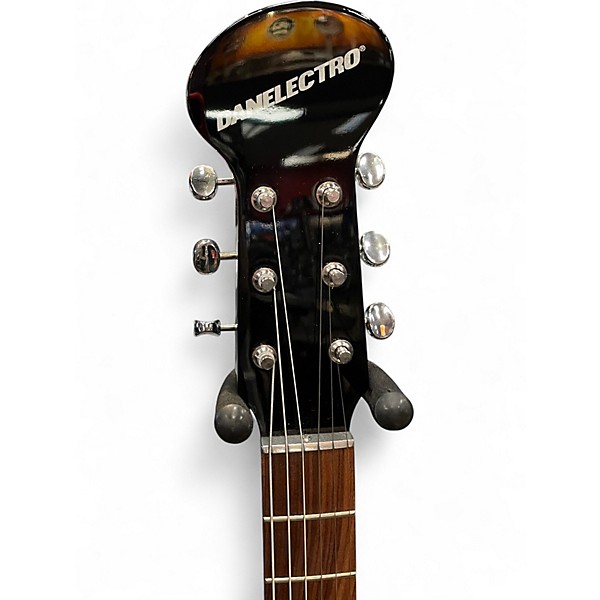 Used Danelectro Sitar  Coral Crackel Solid Body Electric Guitar