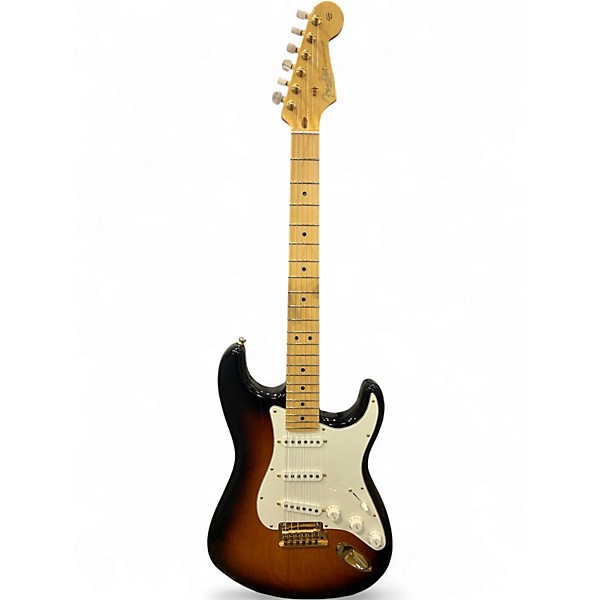 Used Fender 60th Anniversary Commemorative American Standard Stratocaster 2 Color Sunburst Solid Body Electric Guitar
