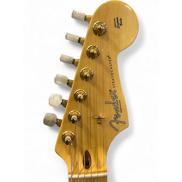Used Fender 60th Anniversary Commemorative American Standard Stratocaster 2 Color Sunburst Solid Body Electric Guitar