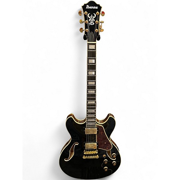 Ibanez エレキギター ブラック Used Ibanez AF75GBKF Black Hollow Body Electric Guitar Black