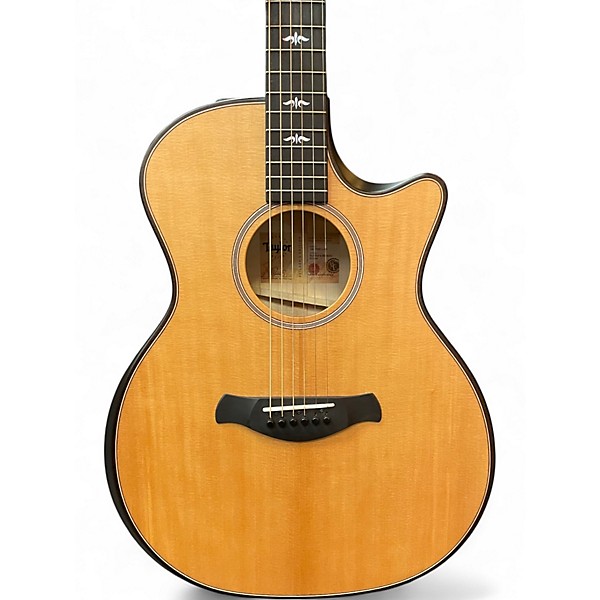Used Taylor 614CE Builder's Edition Natural Acoustic Electric Guitar