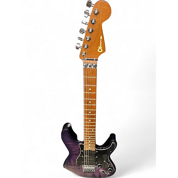 Used Charvel Sfogli Signature Pro-Mod So-Cal Style 1 HSS Purple Burst Solid Body Electric Guitar