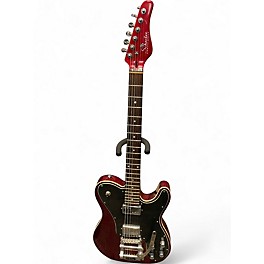 Used Schecter Guitar Research PT Fastback IIB Metallic Red Solid Body Electric Guitar