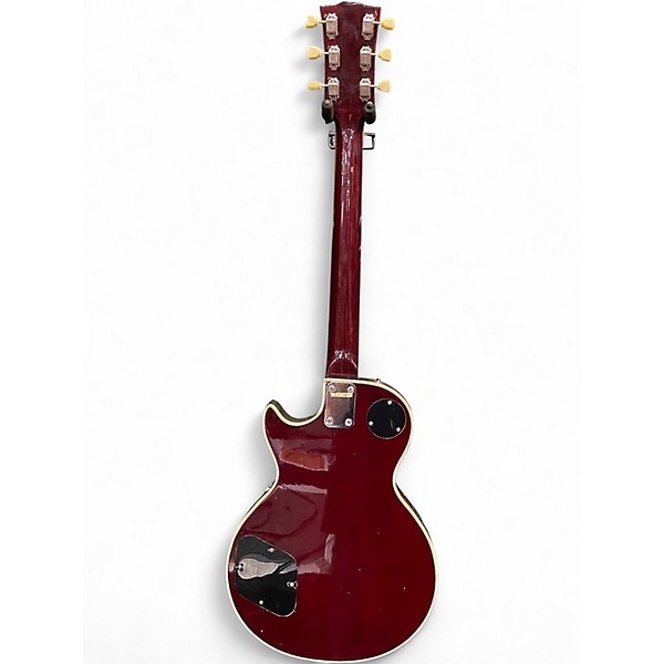Used 1970s Hondo HLP-2W1 Wine Red Solid Body Electric Guitar