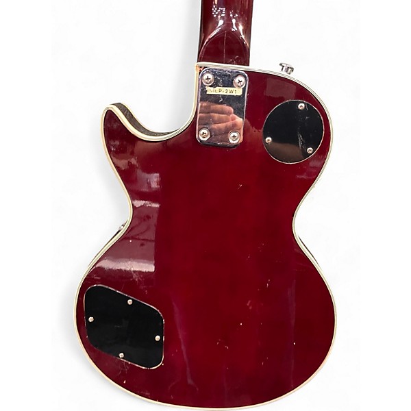 Used 1970s Hondo HLP-2W1 Wine Red Solid Body Electric Guitar