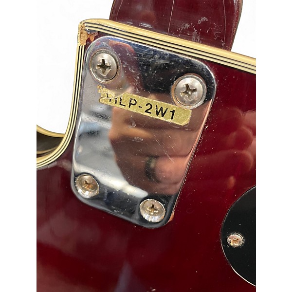 Used 1970s Hondo HLP-2W1 Wine Red Solid Body Electric Guitar