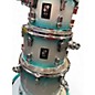 Used SONOR 4 Piece AQ2 Studio Aqua Silver Burst Drum Kit