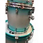 Used SONOR 4 Piece AQ2 Studio Aqua Silver Burst Drum Kit