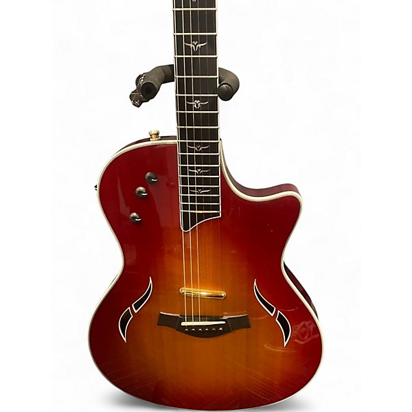 Used Taylor T5C1 Cherry Sunburst Hollow Body Electric Guitar