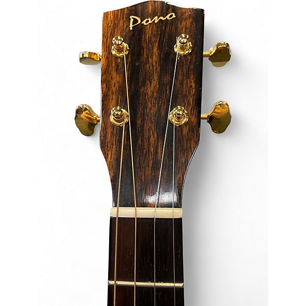 Used Pono UL4-4 Baritone Natural Ukulele