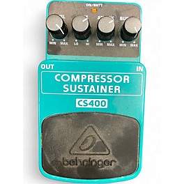Used Behringer CS400 Compressor Sustainer Effect Pedal