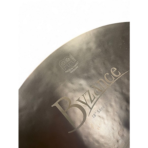 Used MEINL 18in Byzance Vintage Series Benny Greb Sand Thin Crash Cymbal