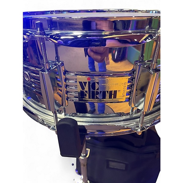 Used Vic Firth 5in v6705 Chrome Silver Drum