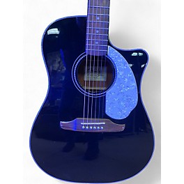 Used Fender Sonoran SCE Black Acoustic Electric Guitar
