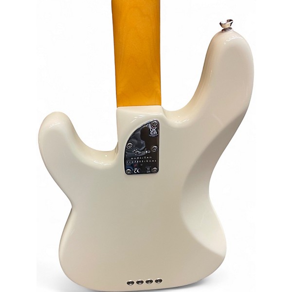 Used Fender American Professional II Precision Bass Pearl White Electric Bass Guitar