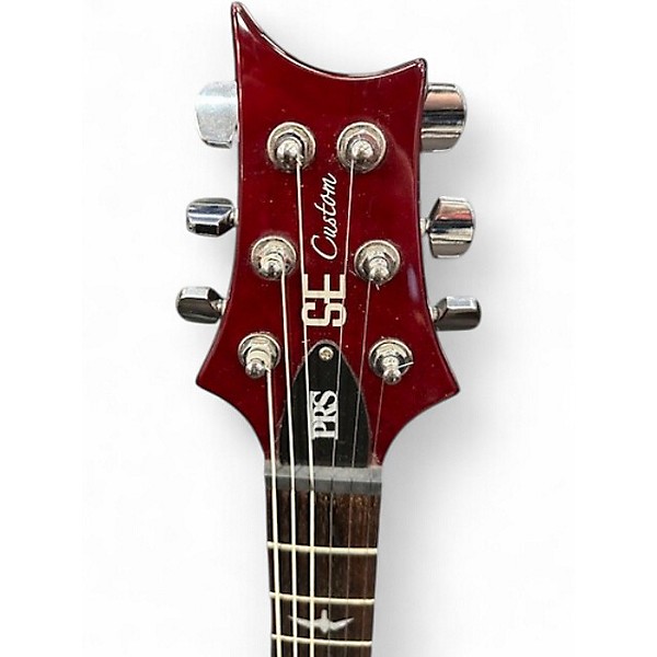 Used PRS SE Custom 22 Semi-Hollowbody Red Hollow Body Electric Guitar