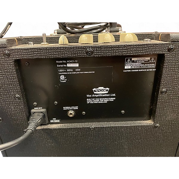 Used VOX AC4C1 Custom 4W 1x10 Tube Guitar Combo Amp