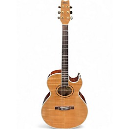 Used Washburn EA9F Natural Acoustic Electric Guitar