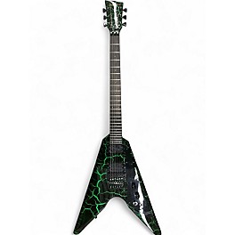 Used Dunable Guitars ASTEROID  GREEN CRACK Solid Body Electric Guitar
