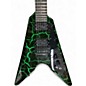 Used Dunable Guitars ASTEROID  GREEN CRACK Solid Body Electric Guitar