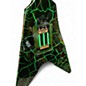 Used Dunable Guitars ASTEROID  GREEN CRACK Solid Body Electric Guitar