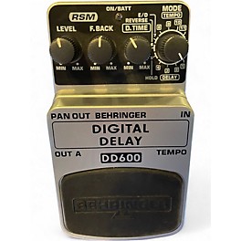 Used Behringer DD600 Digital Delay Effect Pedal