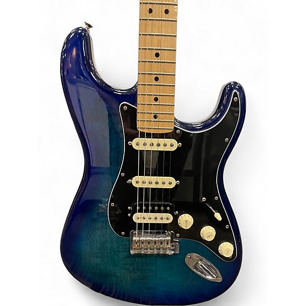 Used Fender Player Stratocaster HSS Blue Burst Solid Body Electric Guitar