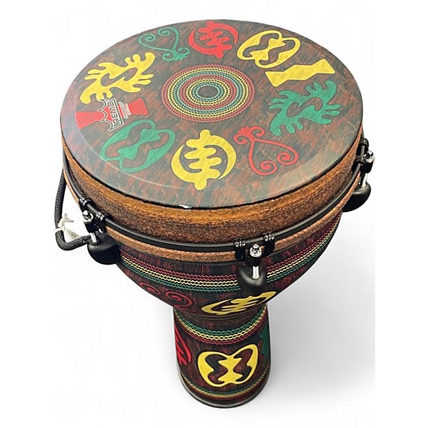 Used Remo DJEMBE ADINKRA Djembe