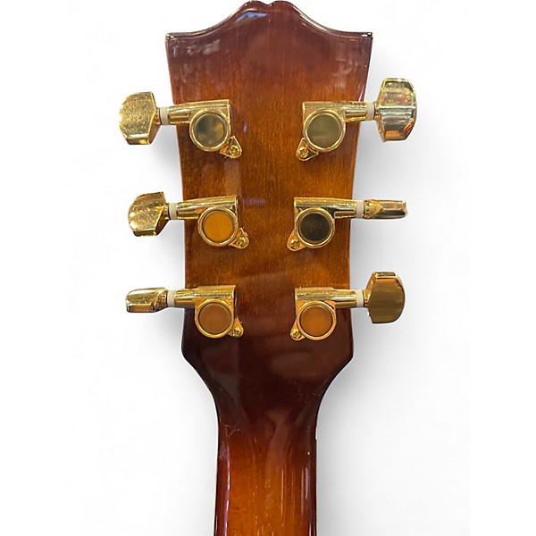 Used Stellar hollow body single cut Tobacco Burst Hollow Body Electric Guitar