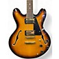 Used Stellar 335 style Tobacco Burst Hollow Body Electric Guitar