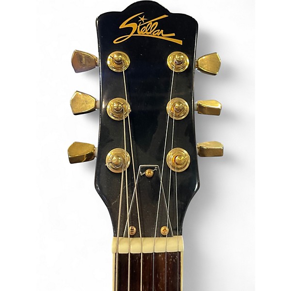 Used Stellar 335 style Tobacco Burst Hollow Body Electric Guitar