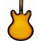 Used Stellar 335 style Tobacco Burst Hollow Body Electric Guitar