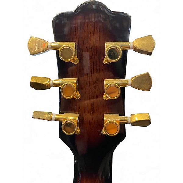Used Stellar 335 style Tobacco Burst Hollow Body Electric Guitar