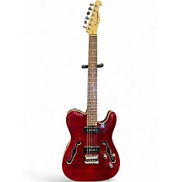 Used Westfield thinline t style p90 Wine Red Solid Body Electric Guitar