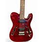 Used Westfield thinline t style p90 Wine Red Solid Body Electric Guitar
